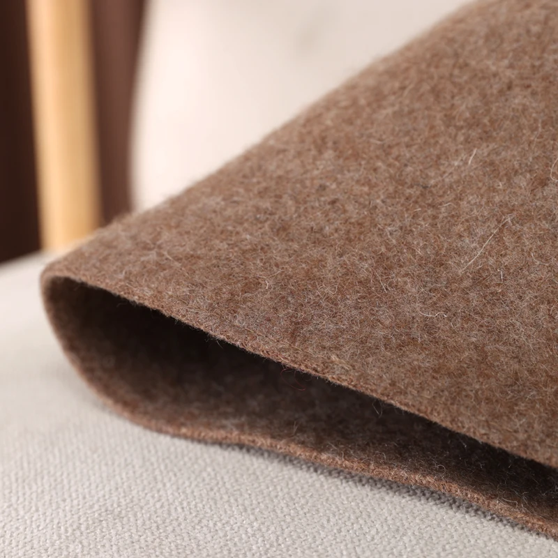 100%Pure Wool Women's Bucket Hat Korea Fashion Vintage Fisherman Panama Cap Autumn Winter Warm Soft Foldable Wollen Chapeau - Ảnh 6